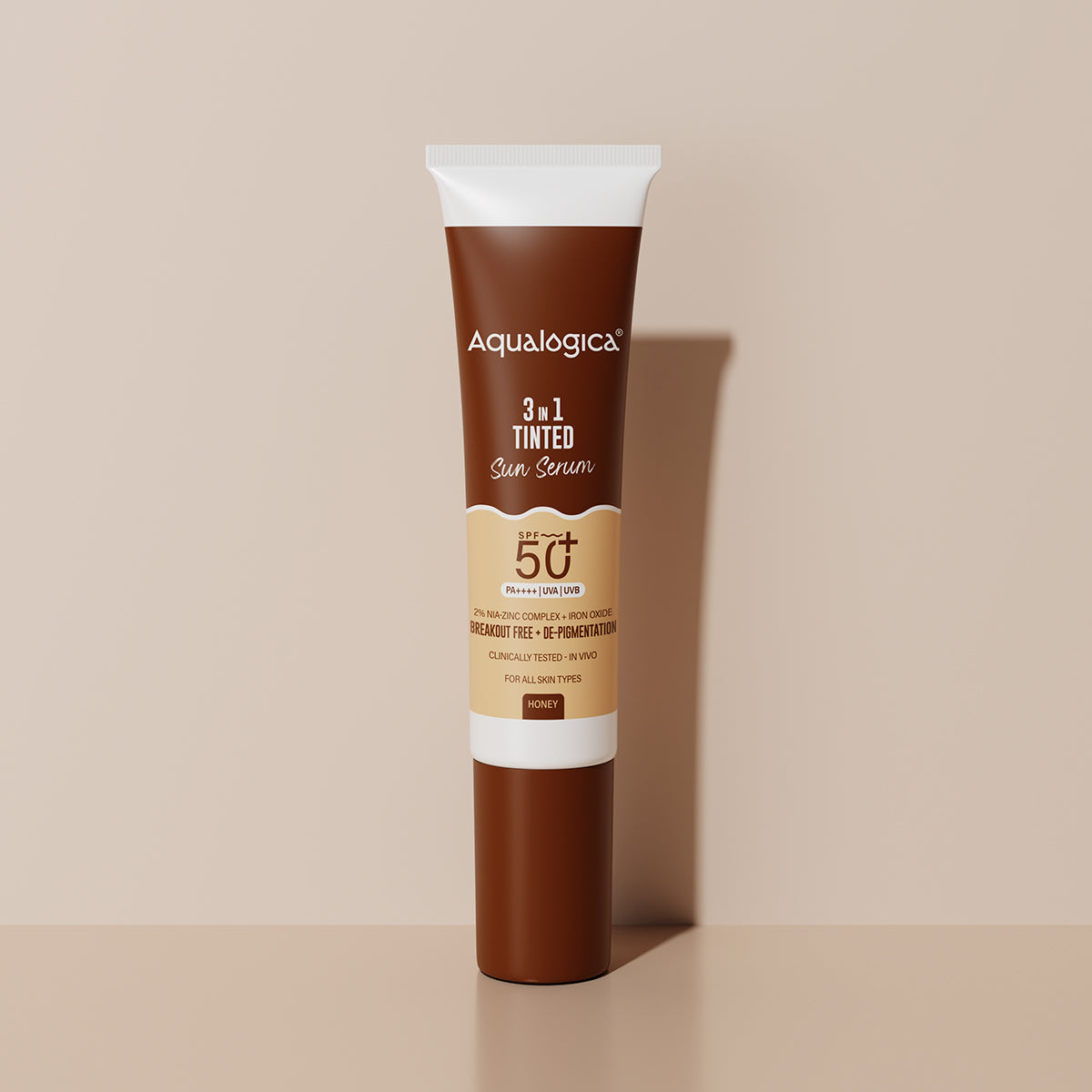 3-in-1 Tinted Sun Serum - Honey | Trial Pack | 10ml