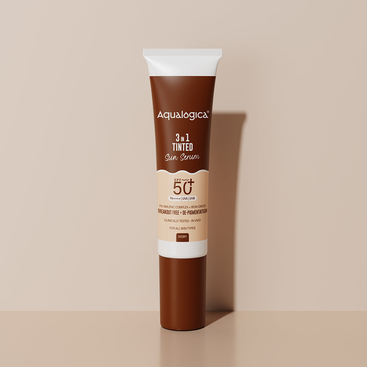 3-in-1 Tinted Sun Serum - Ivory | Trial Pack | 10ml