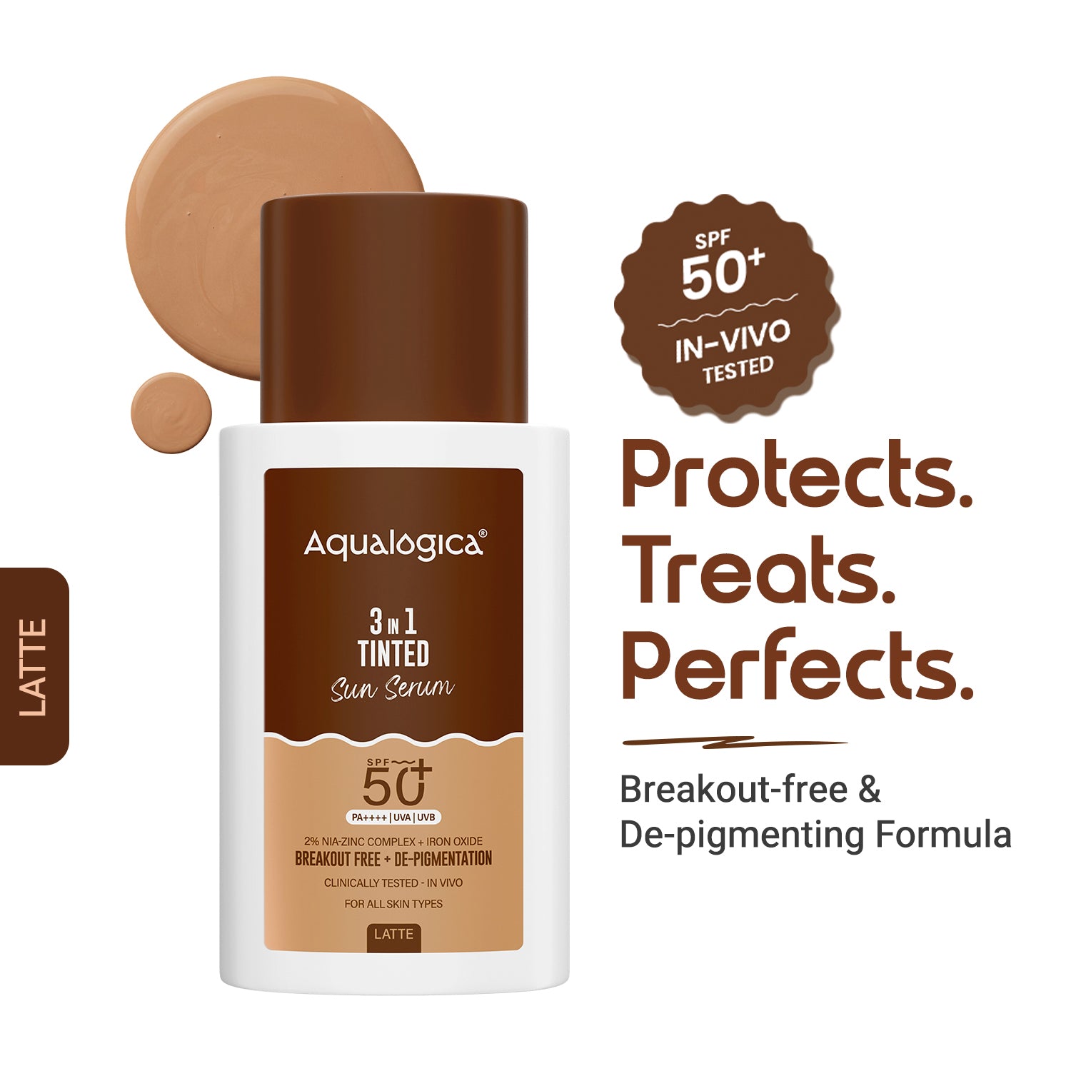 3-in-1 Tinted Sun Serum - Latte | 50g