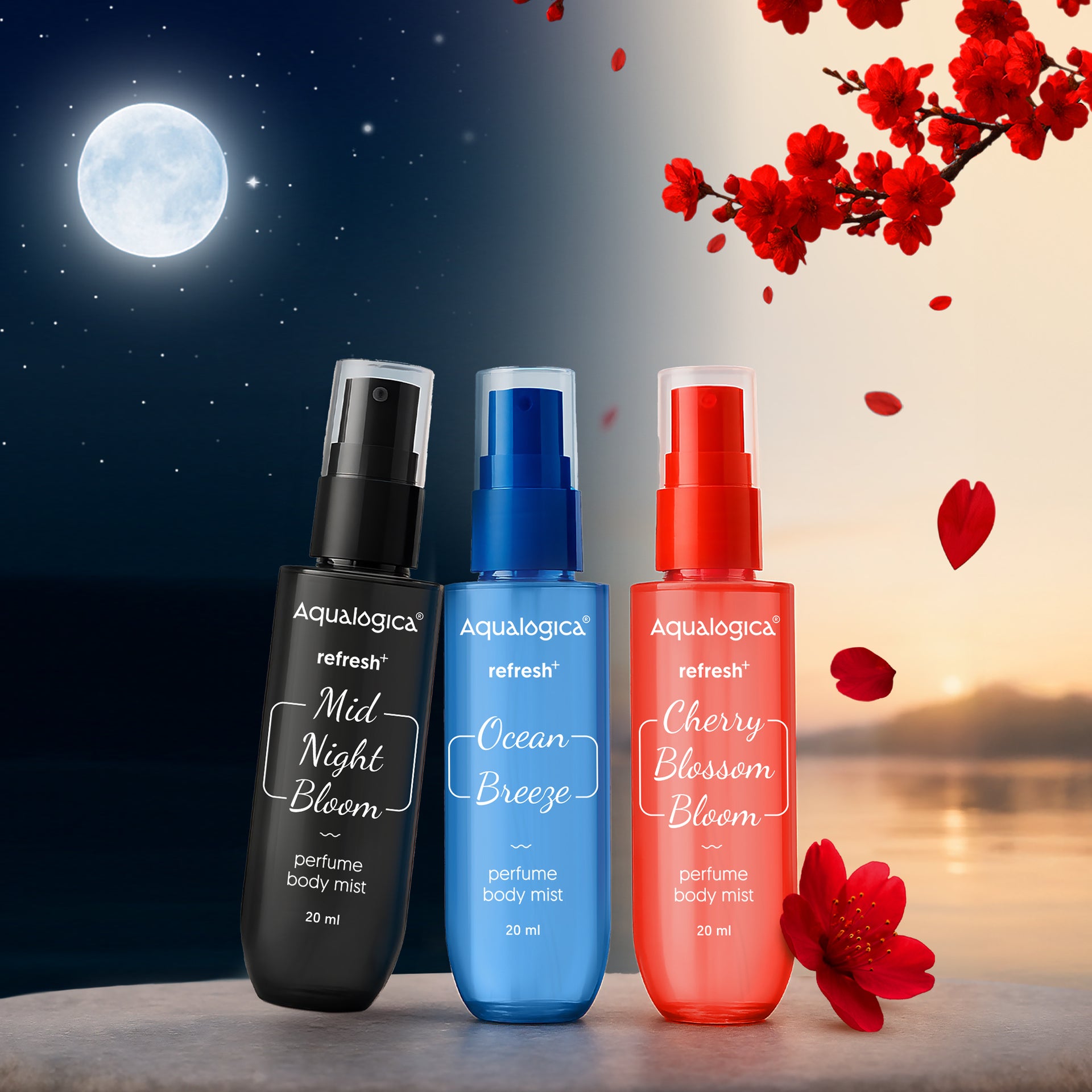 Refresh+ Mist Me Not Set of Perfume Body Mist – Aqualogica