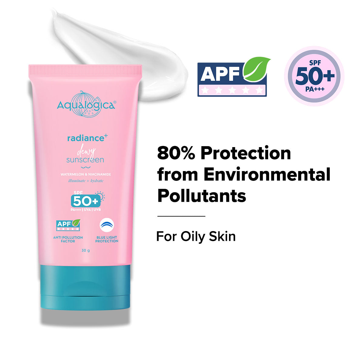 Radiance+ Dewy Sunscreen with Watermelon & Niacinamide with SPF 50 & PA++++ - 30g