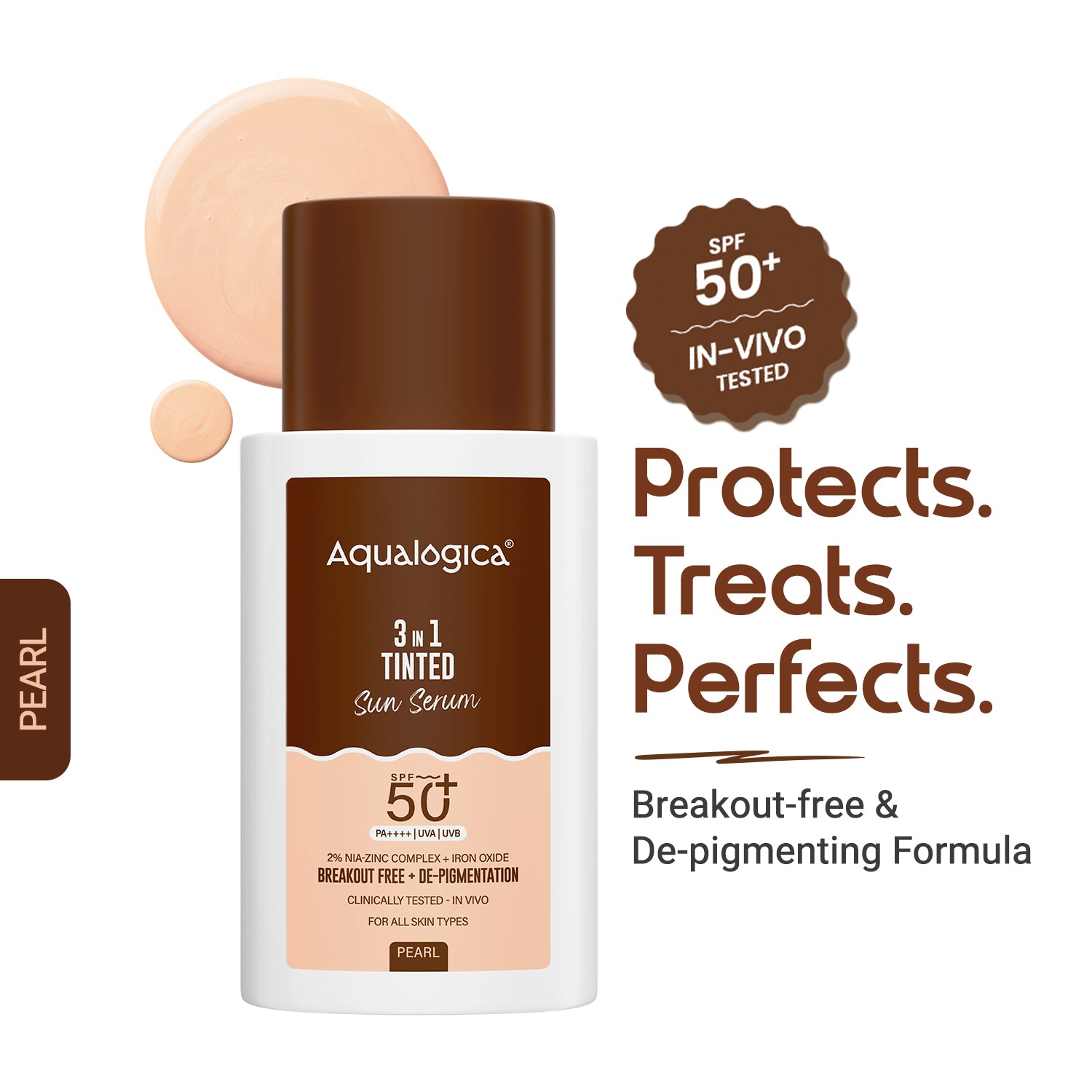 3-in-1 Tinted Sun Serum - Pearl | 50g
