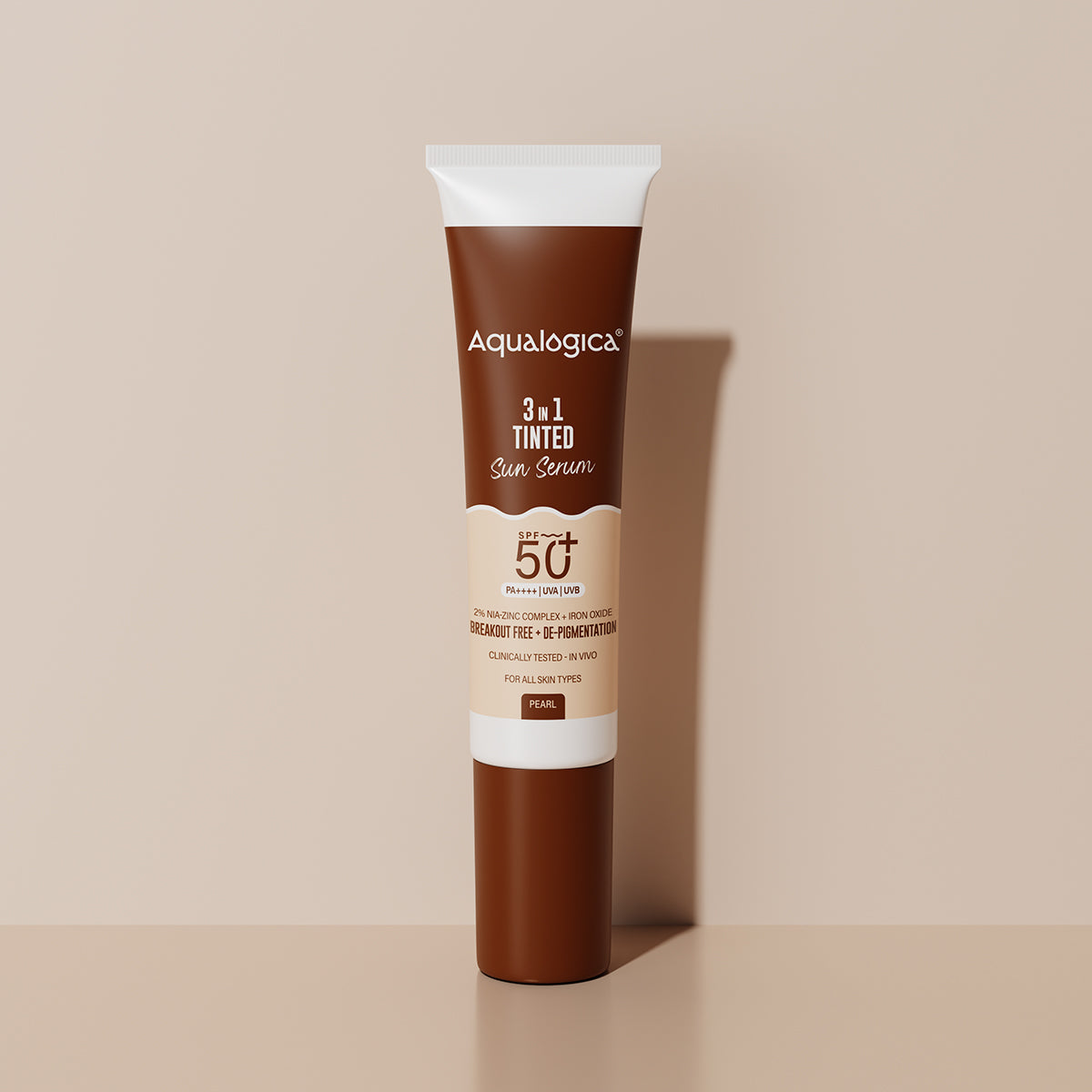 3-in-1 Tinted Sun Serum - Pearl | Trial Pack | 10ml