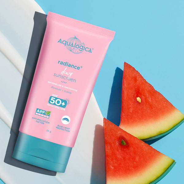 Radiance+ Dewy Sunscreen In-Vivo Tested with Watermelon & Niacinamide with SPF 50 & PA++++ - 30g