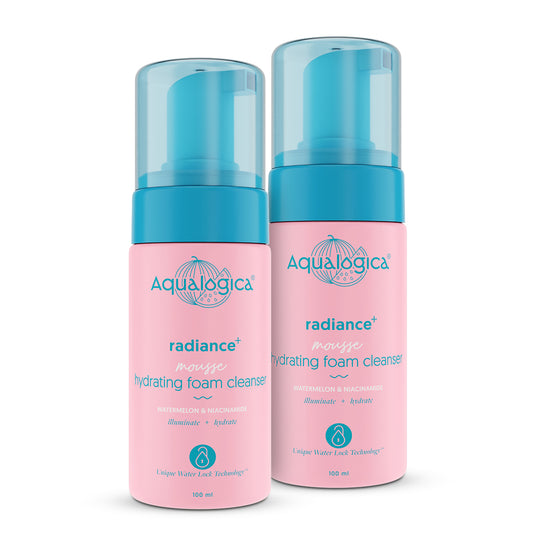 Radiance+ Mousse Hydrating Foam Cleanser - 100 ml (Pack of 2)