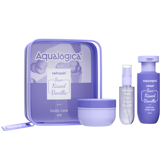 Refresh+ Body Care Set- Sun Kissed Vanilla – Aqualogica