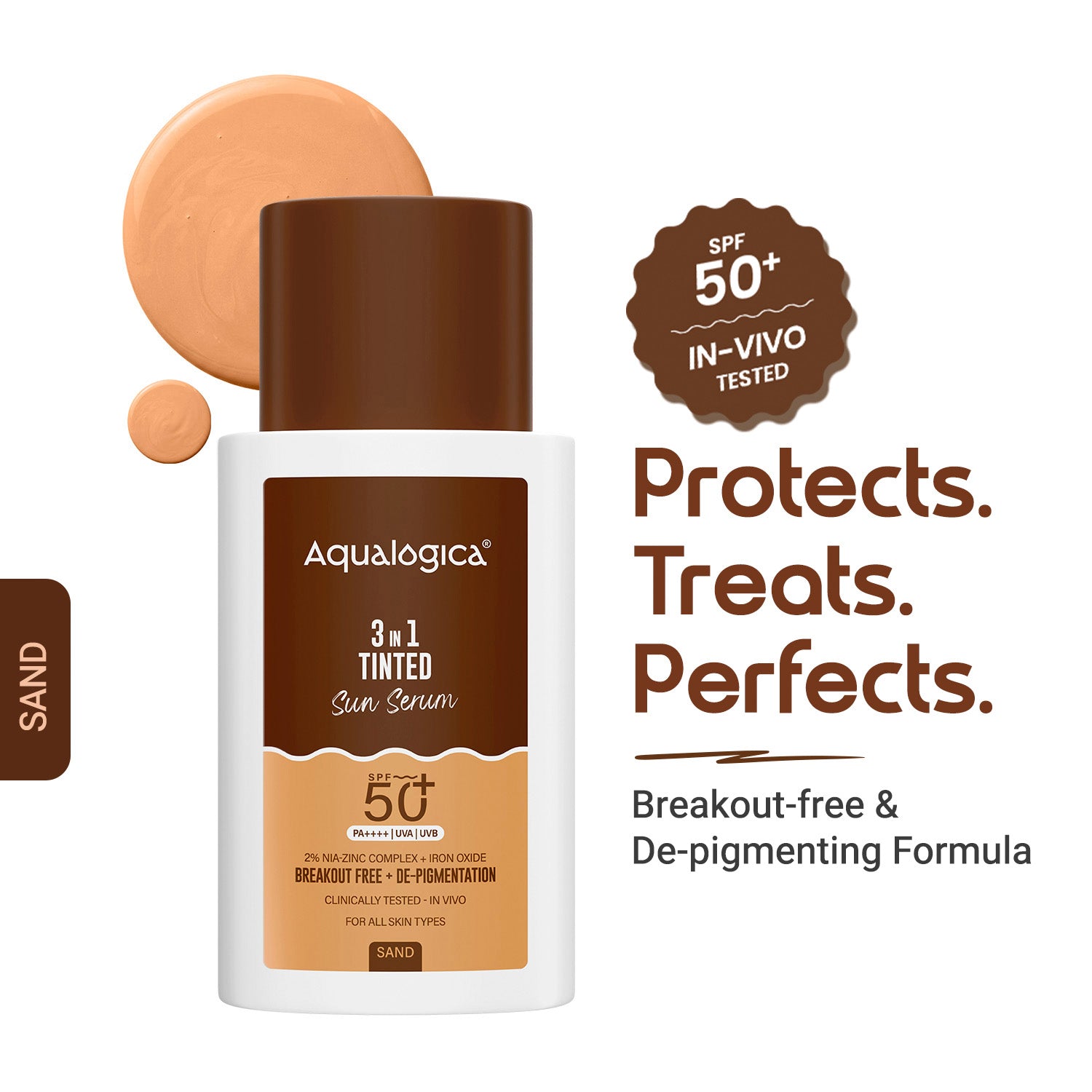 3-in-1 Tinted Sun Serum - Sand | 50g