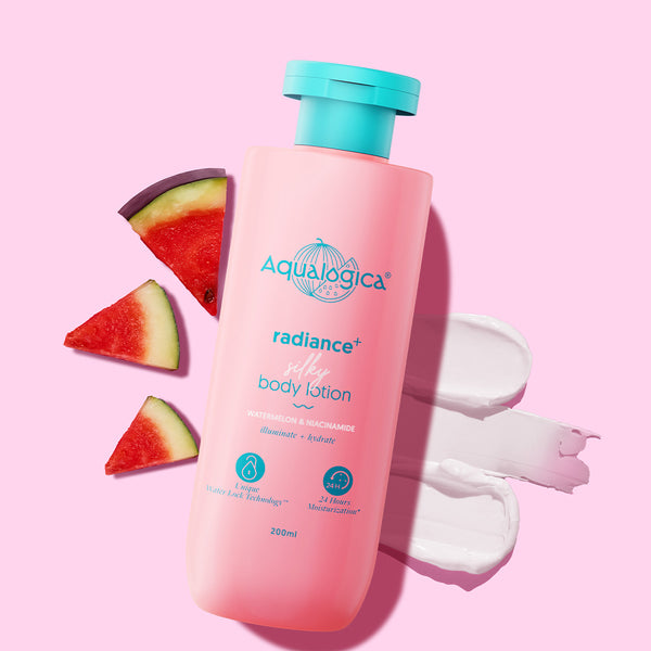 Aqualogica Radiance + Silky Body Lotion SPF 50 PA++++ 50g
