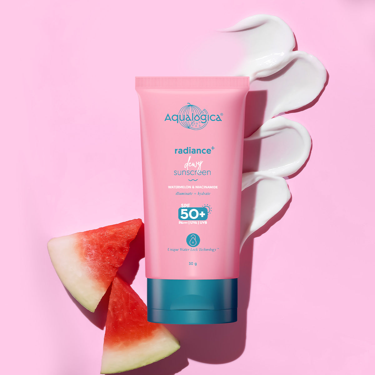 Radiance Suncreen Radiance+ Dewy Sunscreen, 30g – Aqualogica