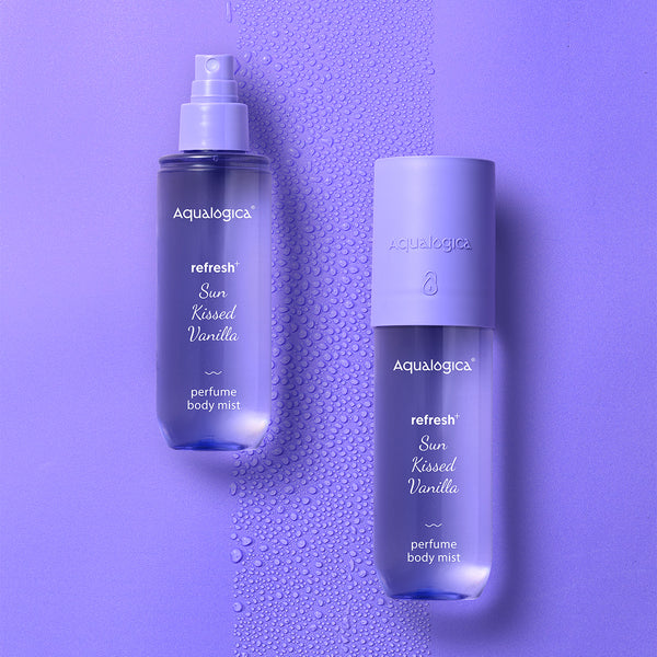 Aqualogica Refresh+ Sun Kissed Vanilla perfume body mist duo
