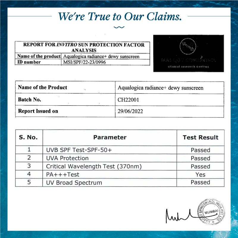 FREEBIE Radiance+ Dewy Sunscreen, 50g