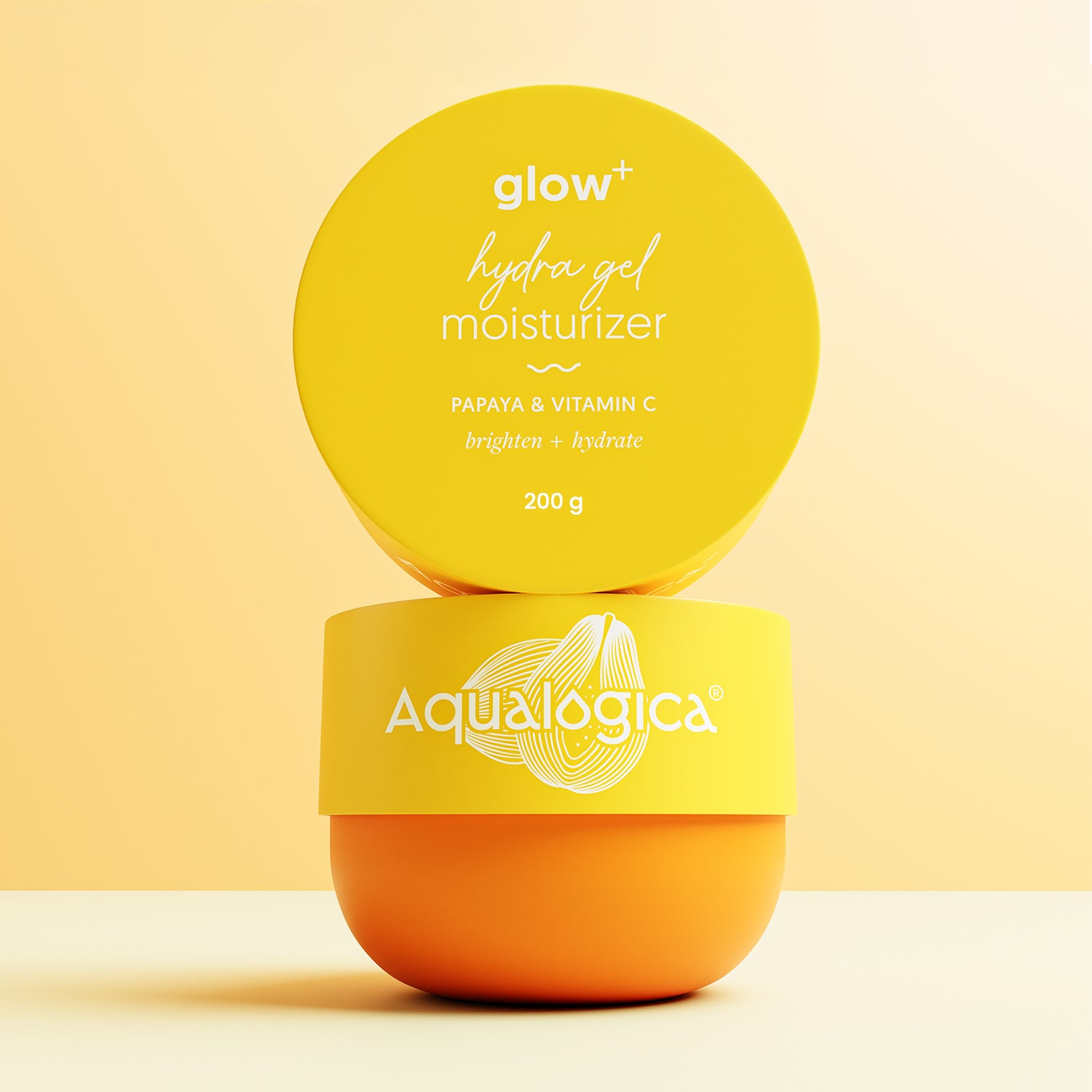 Glow+ Hydra Gel Moisturizer with Vitamin C & Papaya - 200 g