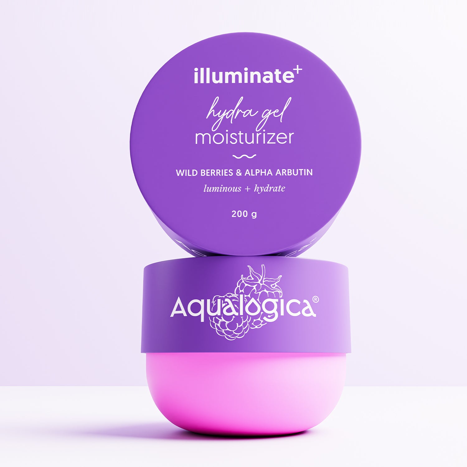 Illuminate + Hydra Gel Moisturizer with Wild Berries & Alpha Arbutin - 200g