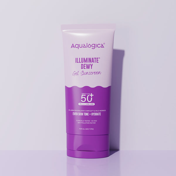Illuminate+ Dewy Sunscreen In-Vivo Tested SPF 50+ PA++++ with Wild Berries & Alpha Arbutin - 80 g