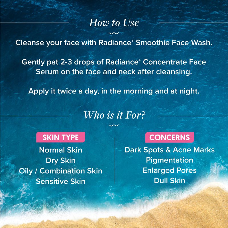 FREEBIE Radiance+ Concentrate Face Serum - 30 ml