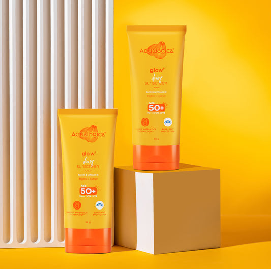 Glow+ Dewy Sunscreen 80g - Pack of 2