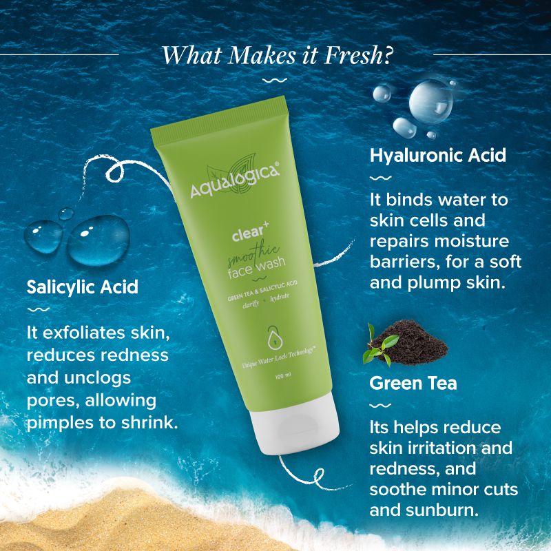 Clear+ Smoothie Face Wash 100 ml