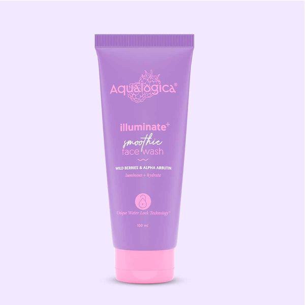 Aqualogica Illuminate + Smoothie Face Wash SPF 50 PA++++ 50g
